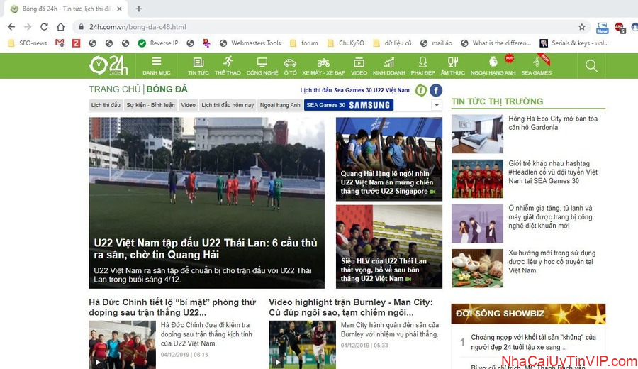 24h.com.vn - Tin tức bóng đá, thể thao, giải trí